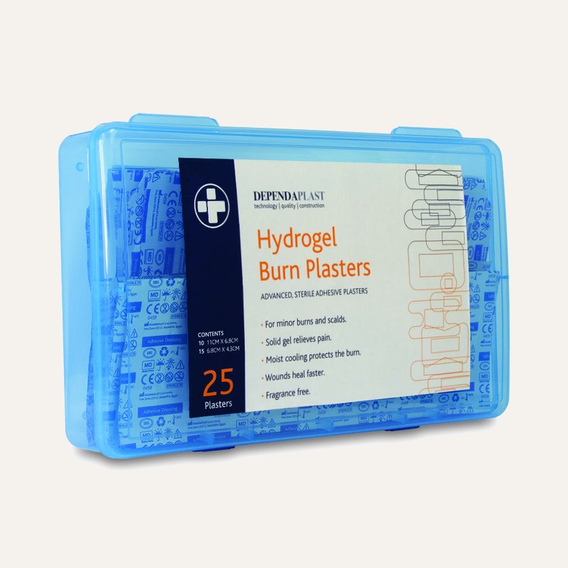 410_Dependaplast_Hydrogel Burn Plasters_Angled