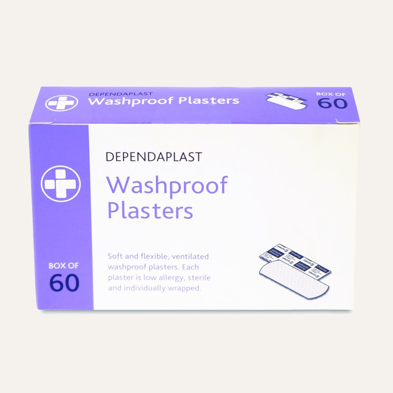 946 Dependaplast - Washproof Plasters - Assorted - Pale - Box of 60