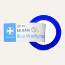 611_Relitape Washproof Tape - 2.5cm x 5m - Blue