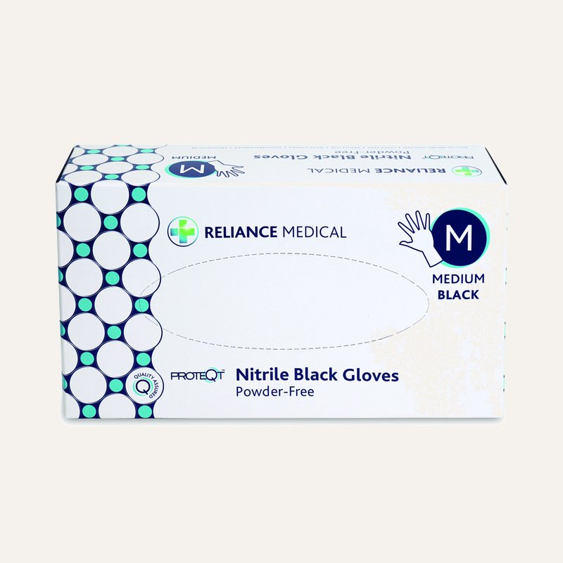 6677_Nitrile_Black_Gloves_Medium_FrontSide