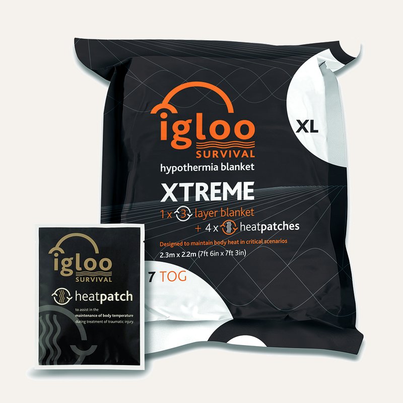 IG006_IG-HP_IGLOO_XTREME_HypothermiaBlanket+HeatPatch_X_LARGE_EmergencyOrange_MOCKUP