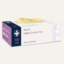 Latex Powder-Free Gloves, Box of 100