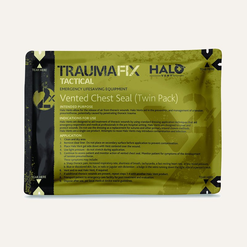[PTQ-100003998] HALO Vent Chest Seal Twin Pack
