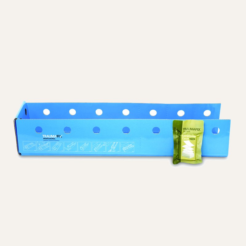 [PTQ-100004000] TraumaFix Cardboard Splint with Compressed Gauze (Large)