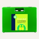 HSE 50 Person Executive First Aid Kit, Milano Box, Green