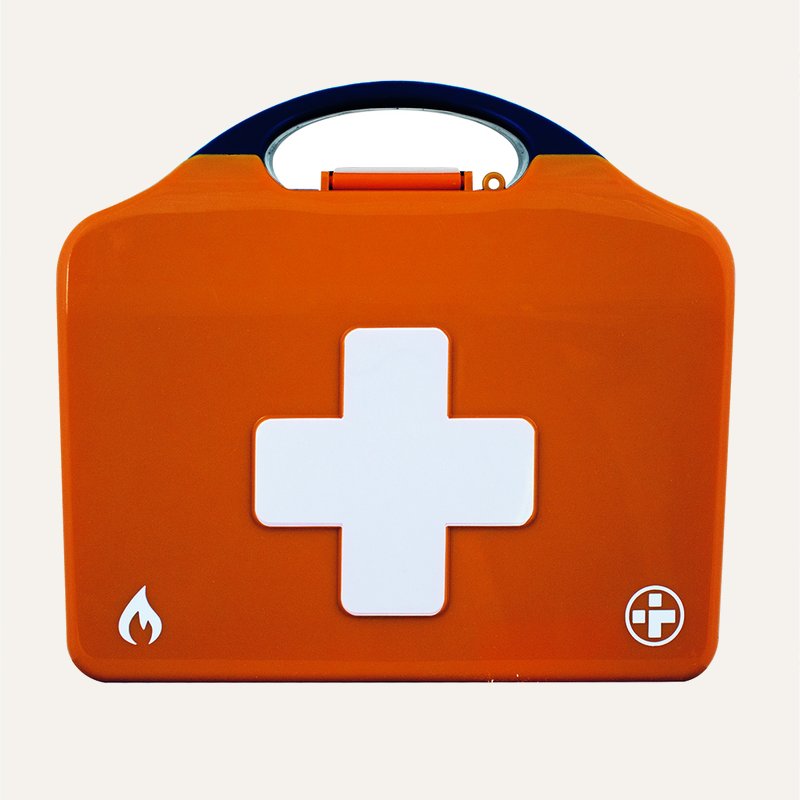 [PTQ-100004008] HSE Burns First Aid Kit, Aura3 Box, Small, Orange