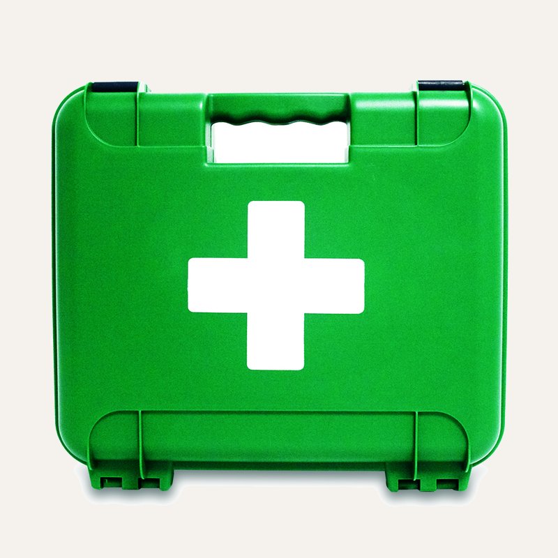 Motokit First Aid Kit HGV, Titan Box, Medium, Green