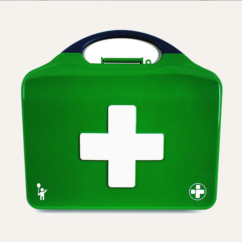 [PTQ-100004020] Child Care First Aid Kit, Aura3 Box, Medium, Green