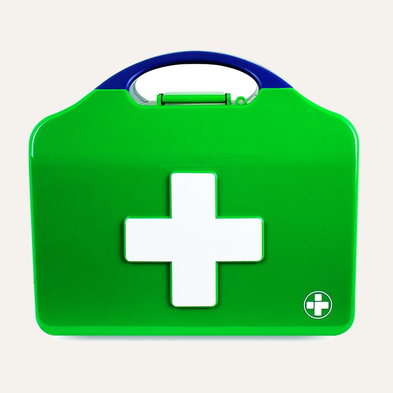 [PTQ-100004059] Aura3 Box Empty, Small, Green (Green Lid/Green Clip/Bracket)