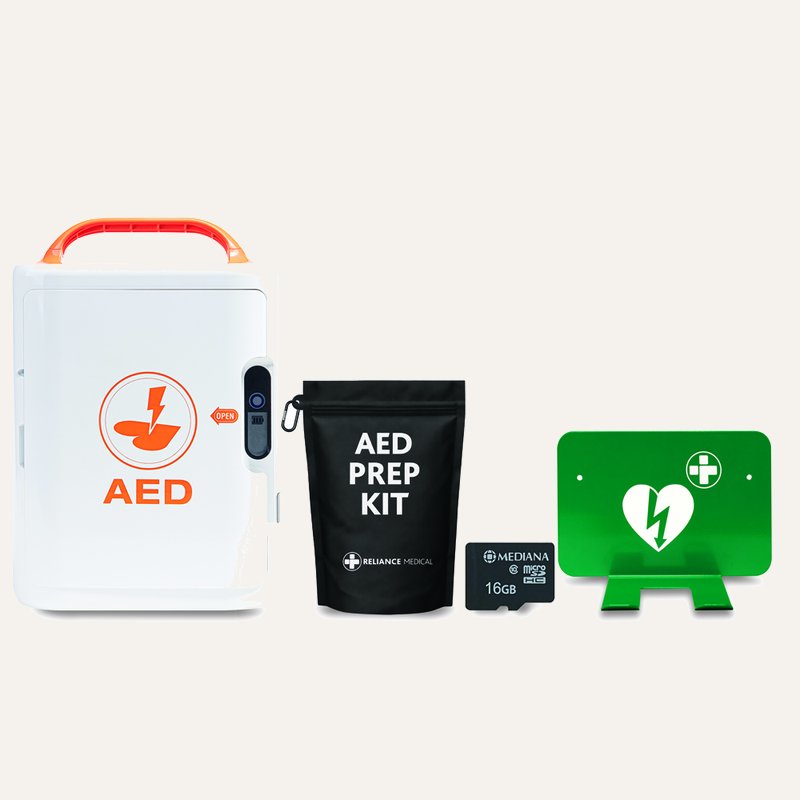 [PTQ-100004139] Mediana A16 Pro HeartOn Fully Automatic Defibrillator Bundle Including Bracket, Prep Kit & SD Card