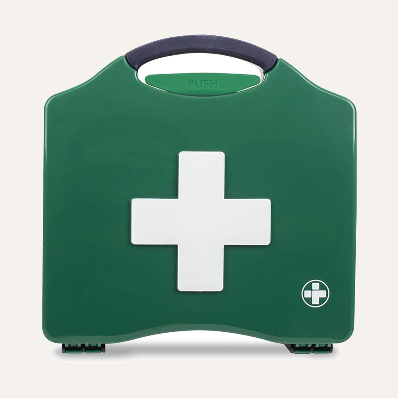 Workplace BS8599-1:2019+A1:2026 First Aid Kit Personal Issue, Aura3 Box, XSmall, Green