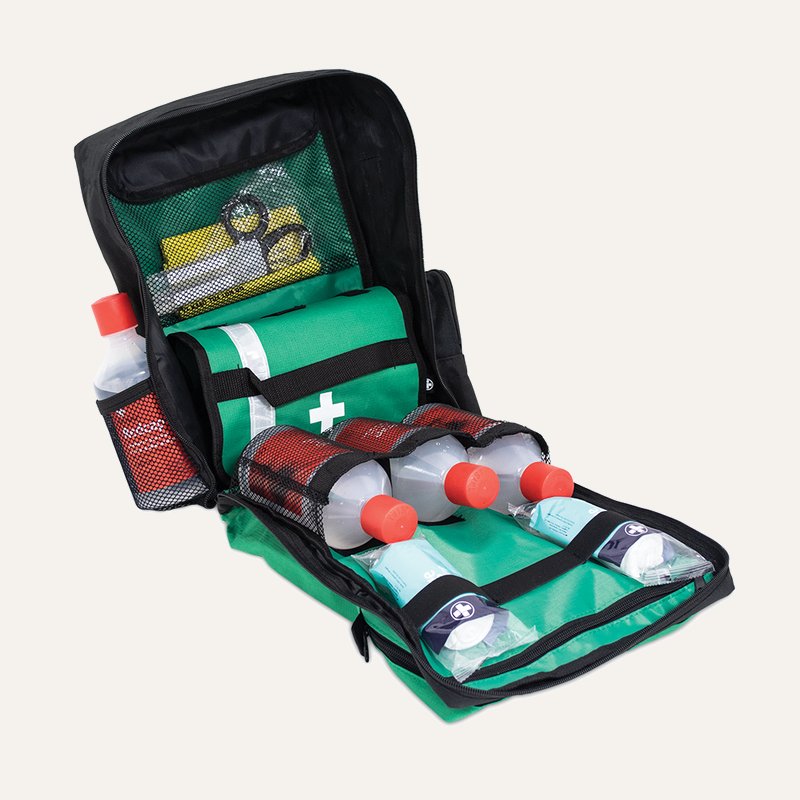 Acid Attack First Aid Kit, Rucksack, Green