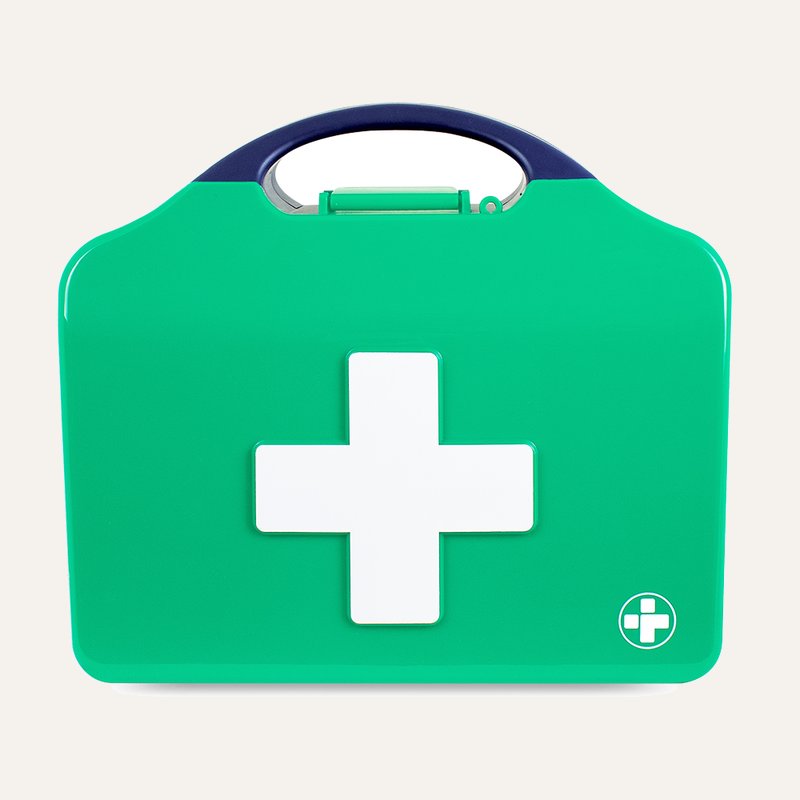 [PTQ-100004209] Workplace BS8599-1:2019+A1:2026 First Aid Kit, Small, Aura3 Glow In The Dark Box, Small, Green