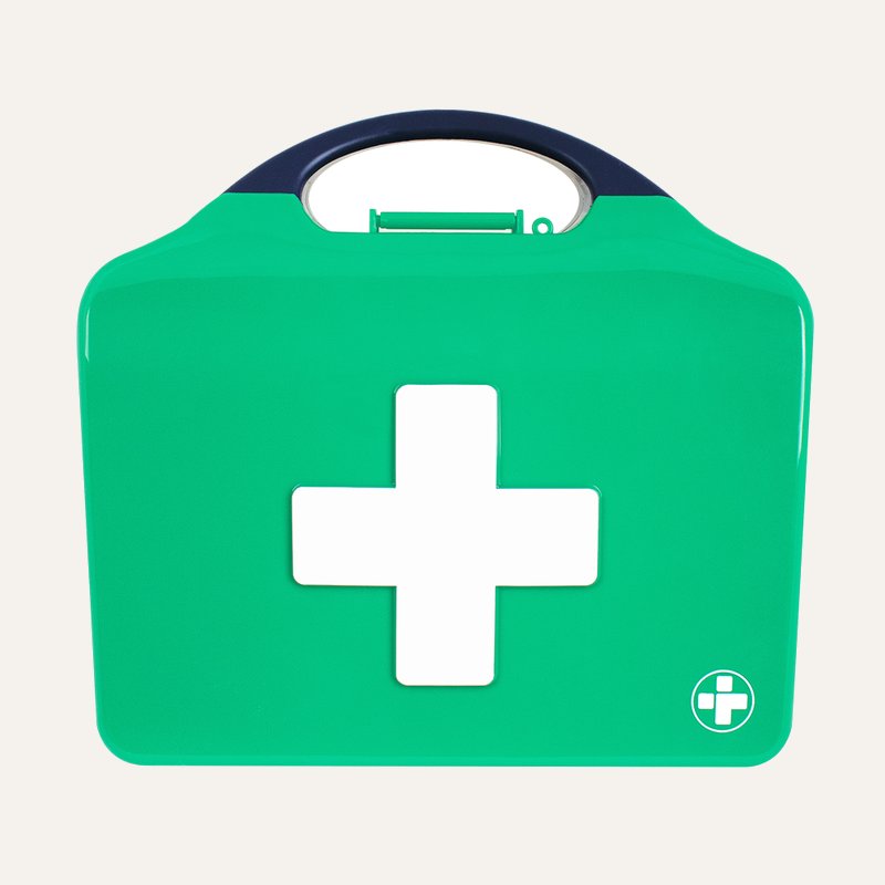 [PTQ-100004210] Workplace BS8599-1:2019+A1:2026 First Aid Kit, Medium, Aura3 Glow In The Dark Box, Medium, Green