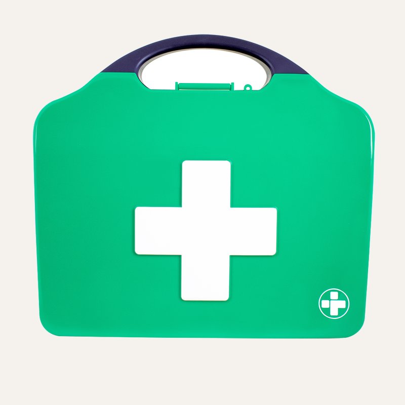 [PTQ-100004211] Workplace BS8599-1:2019+A1:2026 First Aid Kit, Large, Aura3 Glow In The Dark Box, Large, Green