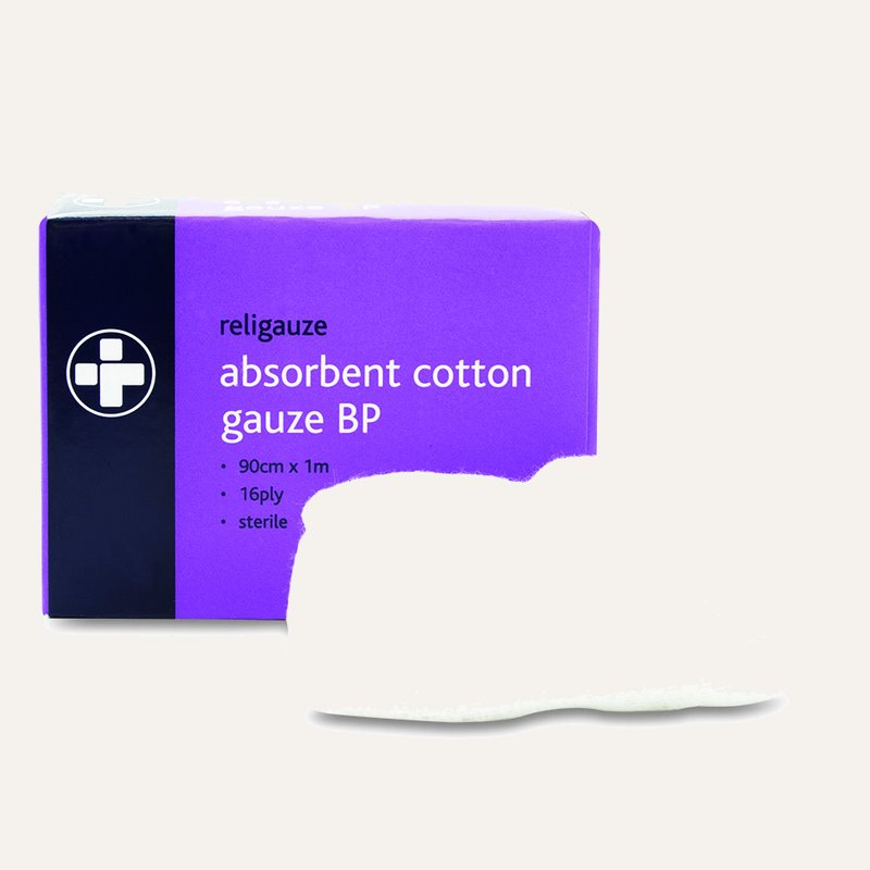 [PTQ-100004238] Religauze Absorbent Cotton Gauze BP, 90cm x 1m