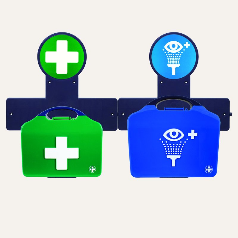 [PTQ-100004269] AuraPoint 2 Unit Point HSE 1-10 Person First Aid Kit & Double Eyewash Station