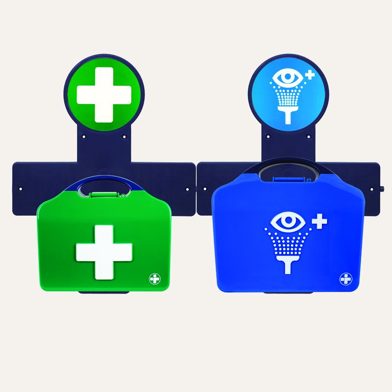 [PTQ-100004272] AuraPoint 2 Unit Point Small BS8599-1:2019+A1:2026 First Aid Kit & Double Eyewash Station