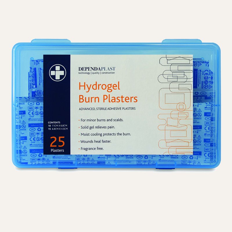 [PTQ-100004281] Reliburn Protective Burn Plasters, Assorted, Blue, Box of 25
