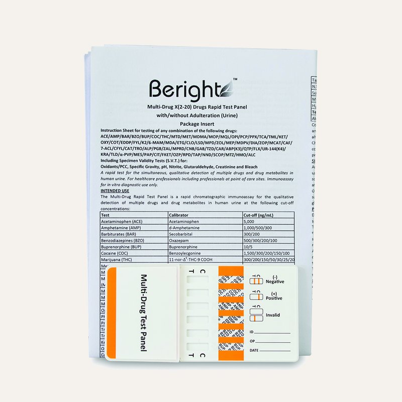 [PTQ-100004300] Multi-Drug 6 Drugs Rapid Test Panel (Urine)(AMP/BZO/BUP/COC/EDDP/OPI)
