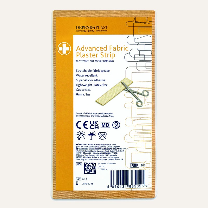 [PTQ-100004337] Dependaplast Advanced Fabric Plaster Strip (6cm x 1m)