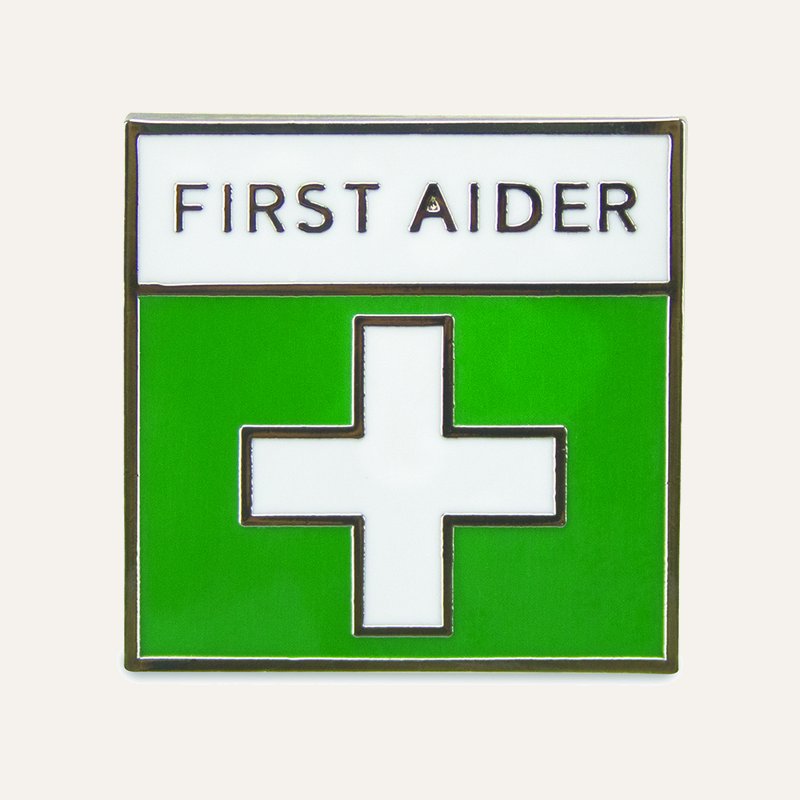 Metal Badge First Aider