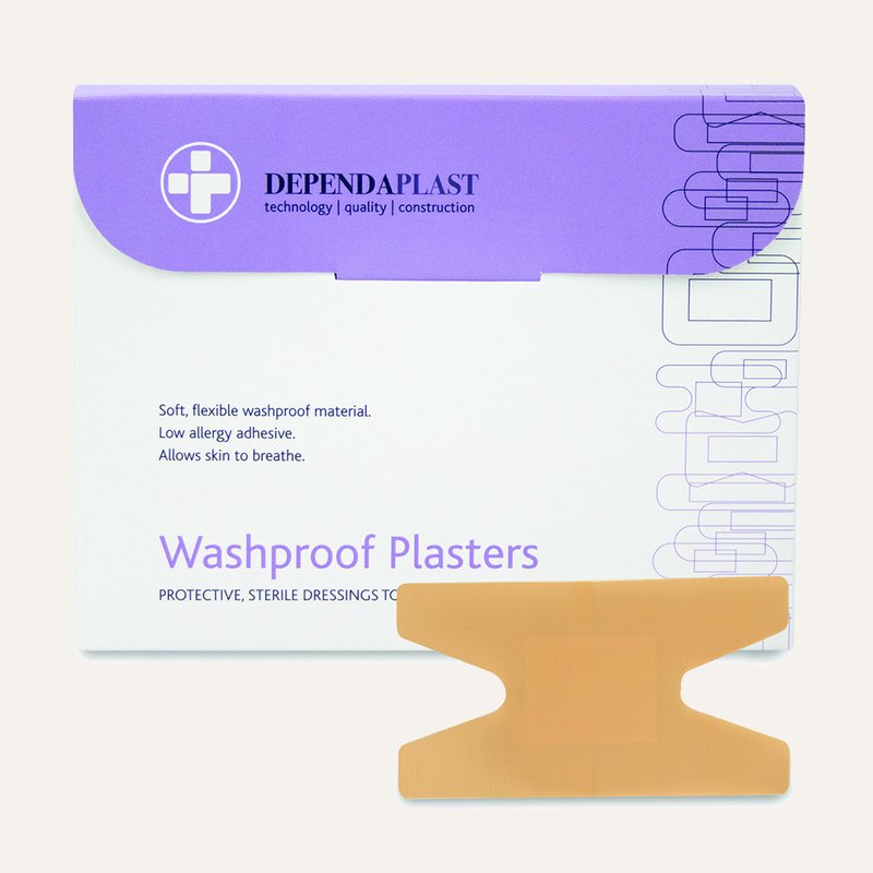 [PTQ-100004350] Dependaplast Washproof Plasters Anchor, Pale, Box of 50