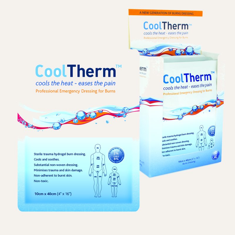 [PTQ-100004361] CoolTherm Burn Relief Dressing 10cm x 40cm