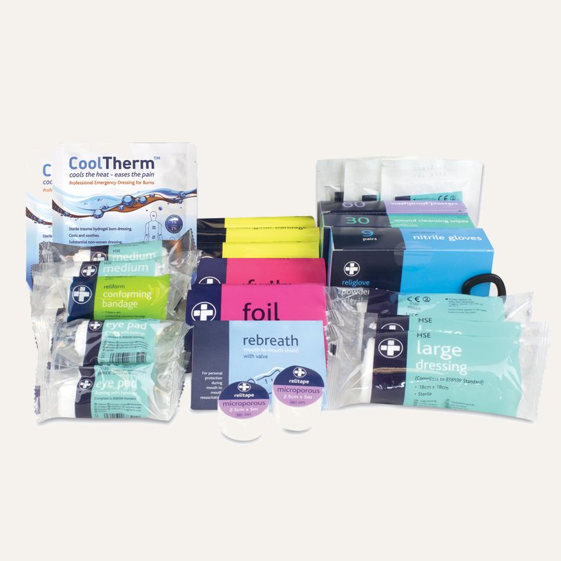 [PTQ-100004379] Refill for Workplace BS8599-1:2019+A1:2026 First Aid Kit Medium (343/3271/3401)