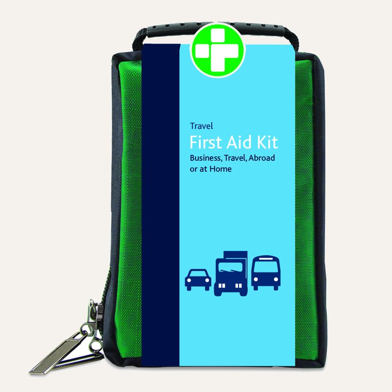 Workplace Travel First Aid Kit, Stockholm Bag, Green