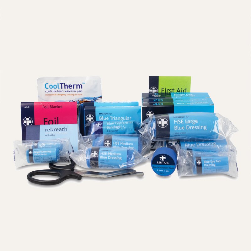 [PTQ-100004411] Refill for Masterchef Catering BS8599-1:2019+A1:2026 First Aid Kit Small (427/672)