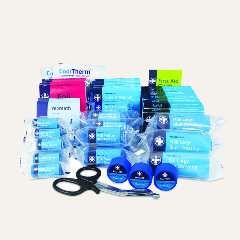 Refill for Masterchef Catering BS8599-1:2019+A1:2026 First Aid Kit Large (429/674)