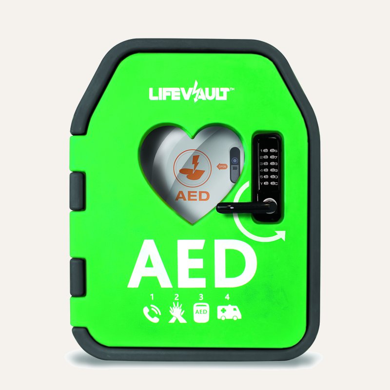 [PTQ-100004446] LifeVault Temperature Controlled AED Cabinet Lockable Door
