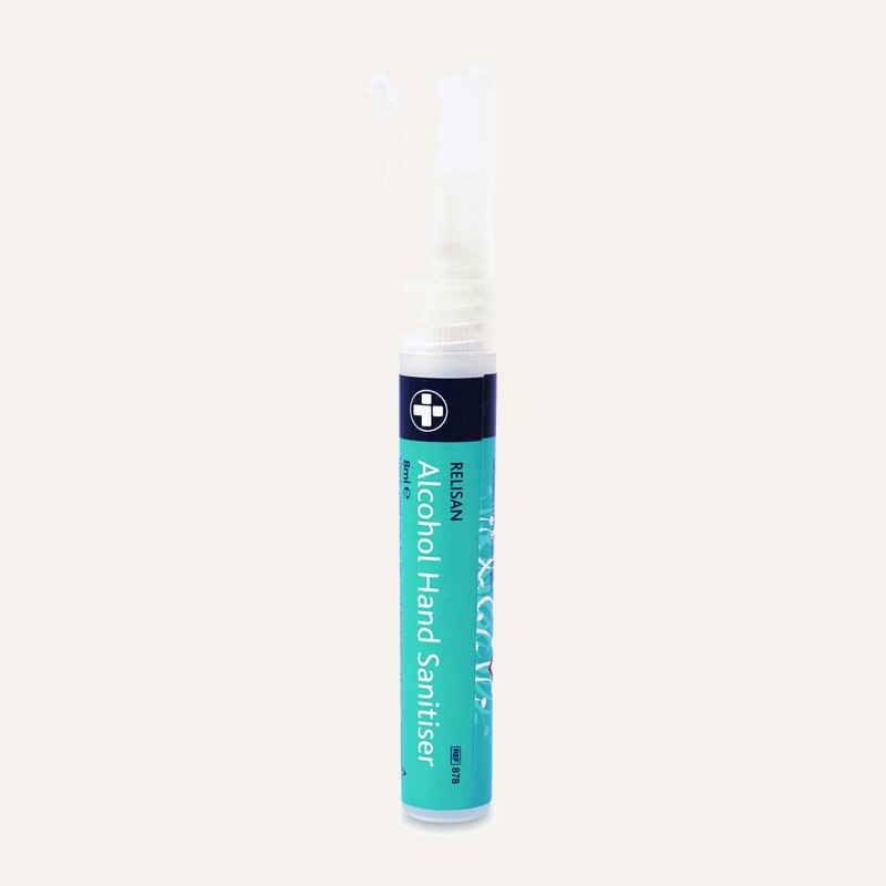Relisan Alcohol Hand Sanitiser Spray, 8ml