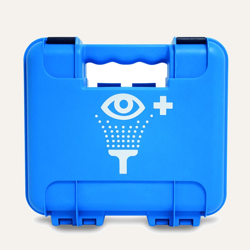 [PTQ-100004491] Deluxe Eye Wash Station, Titan Box, Small, Blue