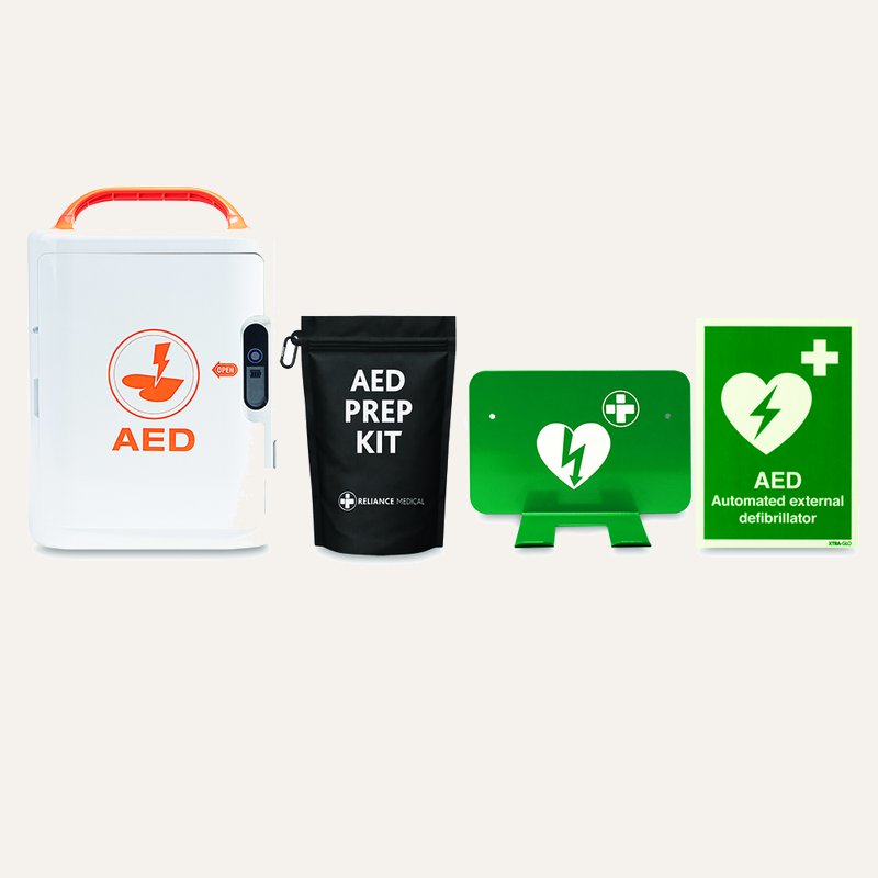 Mediana A16 Core Defib Bundle Including Bracket/ Prep Kit & AED Sign