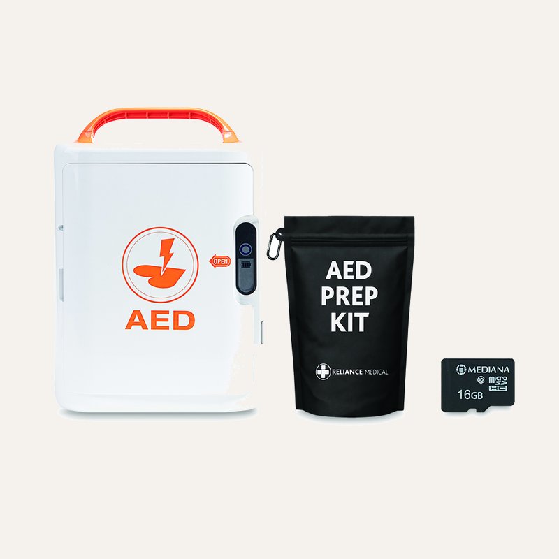 Mediana A16 Pro HeartOn Semi Automatic Defibrillator including SD Card and Prep Kit