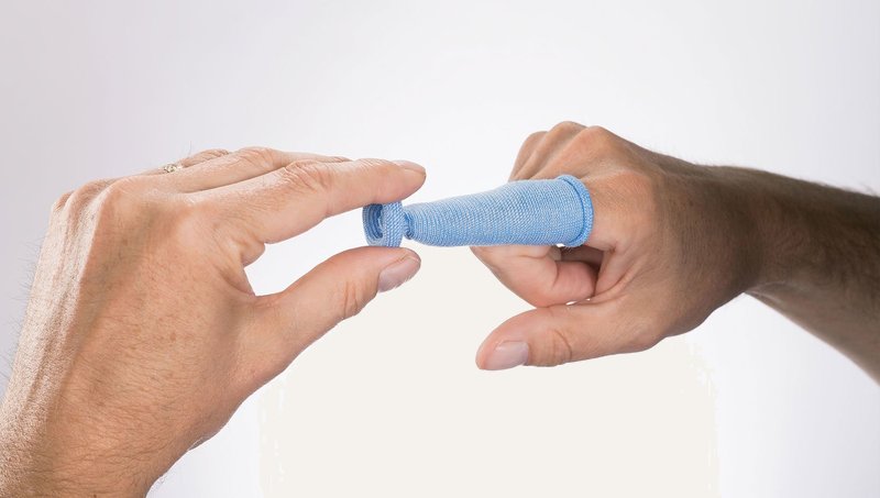 [PTQ-100004624] Roll-On Finger Bandage (Blue)