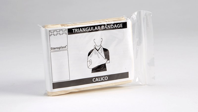 [PTQ-100004627] Triangular Bandage, Calico Hemmed, 90cm x 90cm x 127cm