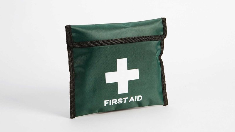 [PTQ-100004741] Travel First Aid Belt Pouch, Green, Empty, 19cm x 17cm