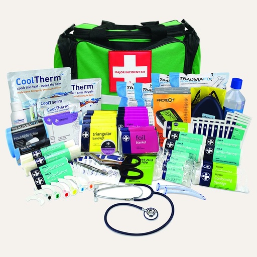 Major Incident First Aid Kit, Responder Holdall, Green