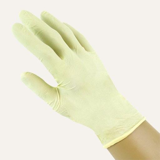 Latex Powder-Free Gloves, Box of 100