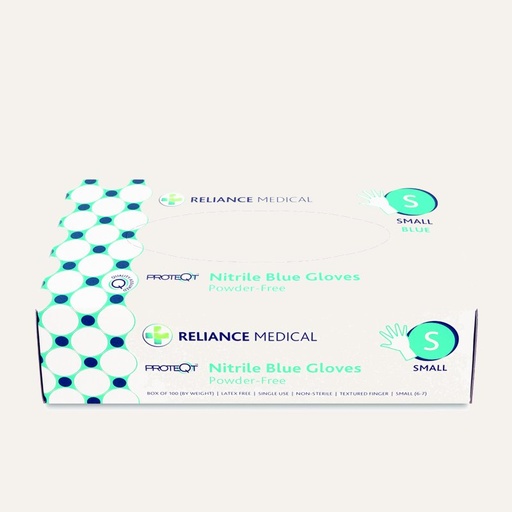 PROTEQT Nitrile Examination Gloves, Box of 100