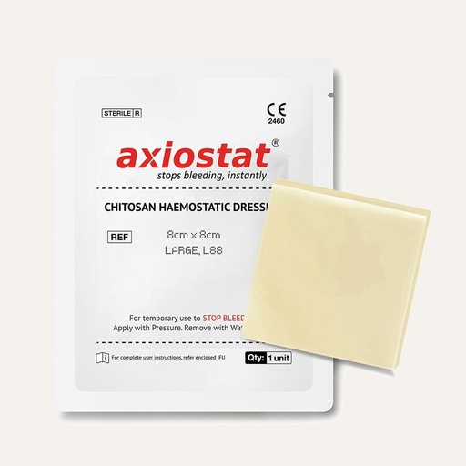 TraumaFix Axiostat 8x8cm Haemostatic Patch