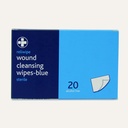 Masterchef Saline Wound Cleansing Wipes, Blue