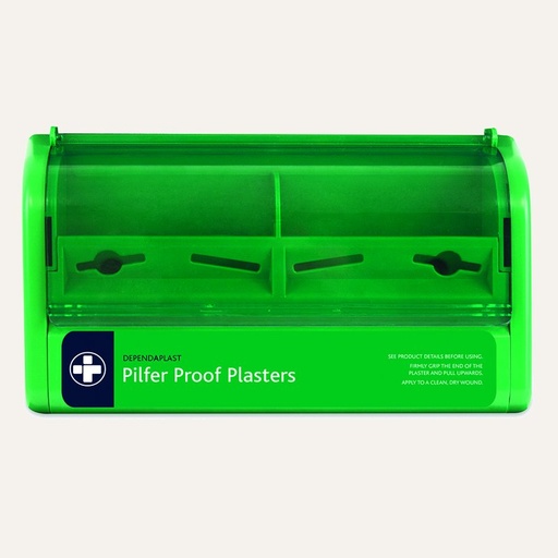 Dependaplast Pilfer Proof Plaster Dispenser Empty (L)19cm x (W)11cm x (D)4.5cm.