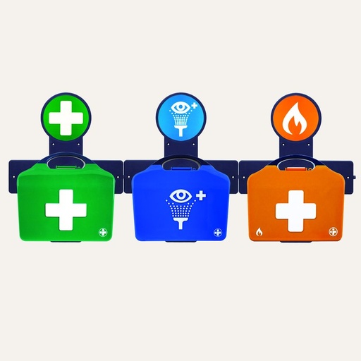 AuraPoint 3 Unit Point Medium BS8599-1:2019+A1:2026 First Aid Kit, Eyewash Station and Burns Kit