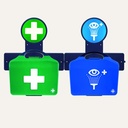 AuraPoint 2 Unit Point Medium BS8599-1:2019+A1:2026 First Aid Kit & Double Eyewash Station