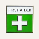 Metal Badge First Aider