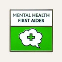 Metal Badge Mental Health First Aider
